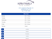 Tablet Screenshot of kirnfamilyeyecare.com